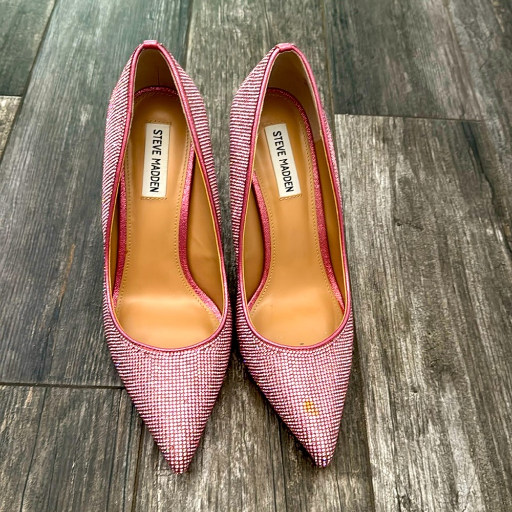 Sparkle pink heels